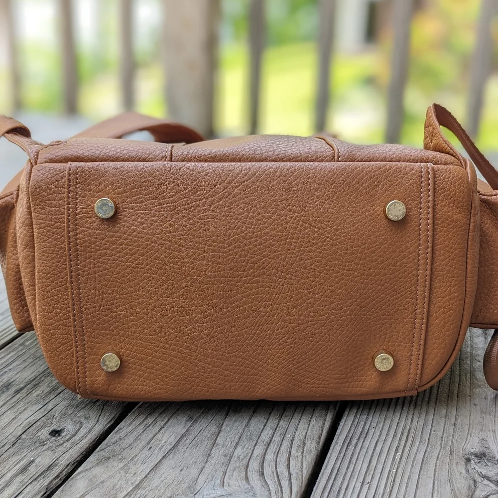 Ju-Ju-Be Brown Leather-l Baby Backpack